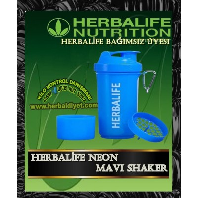Herbalife Mavi Neon Shaker