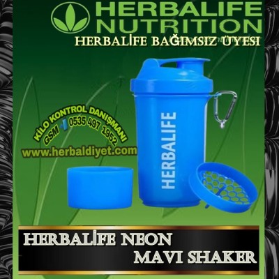 Herbalife Mavi Neon Shaker