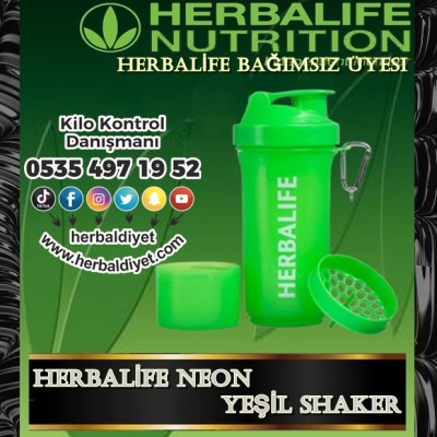 Herbalife Yeşil Neon Shaker