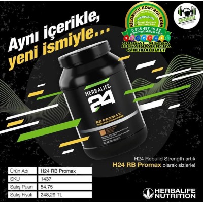 Herbalife Rb ProMax Çikolata Aromalı Protein Tozu