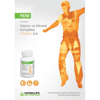 Vitamin ve Mineral Kompleksi Erkeklere Özel