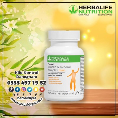 Herbalife Ürünleri Vitamin ve Mineral Kompleksi Erkekler İçin