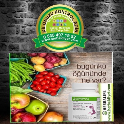 Herbalife Kadınlar İçin Vitamin ve Mineral Kompleksi 
