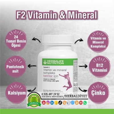 Herbalife Kadınlar İçin Vitamin ve Mineral Kompleksi 