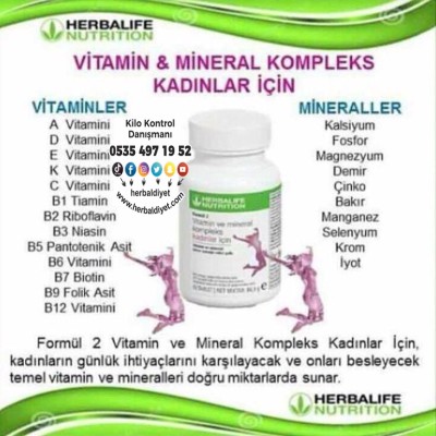 Vitamin ve Mineral Kompleksi Kadınlar İçin