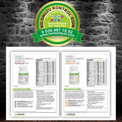 Herbalife Kilo Kontrol Ürünleri Kadın Vitamin Tableti