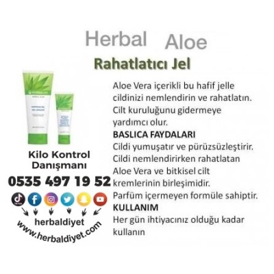 Herbalife Aloveralı Rahatlatıcı Jel